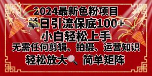 2024最新换脸项目,小白轻松上手,单号单月变现3W+,可批量矩阵操作放大-KJ分享