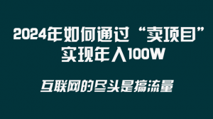 2024年如何通过“卖项目”实现年入100W-KJ分享