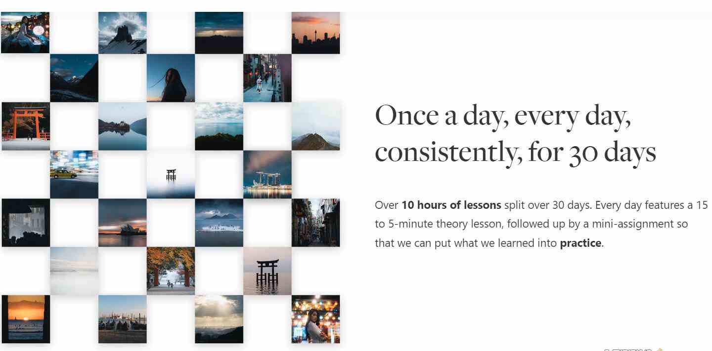 网红摄影师Pat Kay – 30天摄影基础知识加速器教程-30节课-中英字幕 – 全民创业网-KJ分享