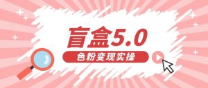 盲盒交友变现5.0（色粉变现）日入500+-KJ分享