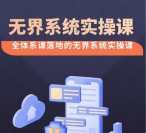 无界系统实操课【38节完整版】，全体系落地无界改版后选择、出价、高投产做付费引流-KJ分享