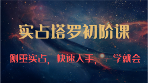 实占塔罗初阶课：独特的牌意解读学习结构，侧重实占，快速入手，一学就会（47节）-KJ分享