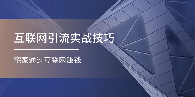 互联网引流实操技巧(适合微商，吸引宝妈)，宅家通过互联网赚钱（17节）-KJ分享