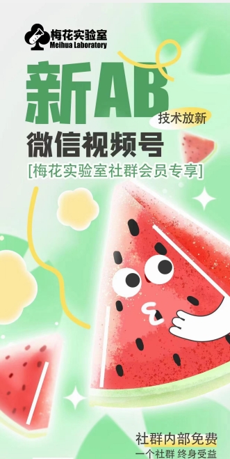 梅花实验室2024年AB技术视频号AB合成破解版-KJ分享