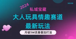 私域宝藏：大人玩具情趣赛道合规新玩法，零投入，私域超高流量成单率高-KJ分享