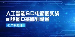 人工智能SD电商图实战，ai绘图0基础到精通-KJ分享