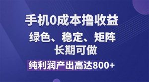 纯利润高达800+，手机0成本撸羊毛，项目纯绿色，可稳定长期操作！-KJ分享
