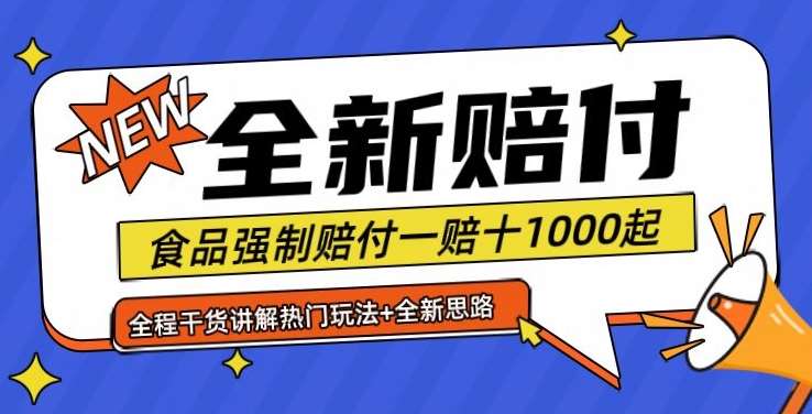 全新赔付思路糖果食品退一赔十一单1000起全程干货【仅揭秘】-KJ分享