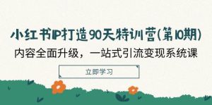 小红书IP打造90天特训营(第10期)：内容全面升级，一站式引流变现系统课-KJ分享