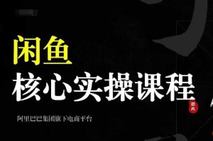 2024闲鱼核心实操课程，从养号、选品、发布、销售，教你做一个出单的闲鱼号-KJ分享