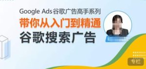 Google Ads谷歌广告高手 – 搜索广告，带你从入门到精通谷歌搜索广告-KJ分享