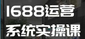 1688高阶运营系统实操课，快速掌握1688店铺运营的核心玩法-KJ分享