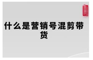 营销号混剪带货，从内容创作到流量变现的全流程，教你用营销号形式做混剪带货-KJ分享