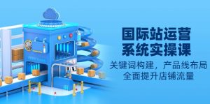 国际站运营系统实操课：关键词构建，产品线布局，全面提升店铺流量-KJ分享