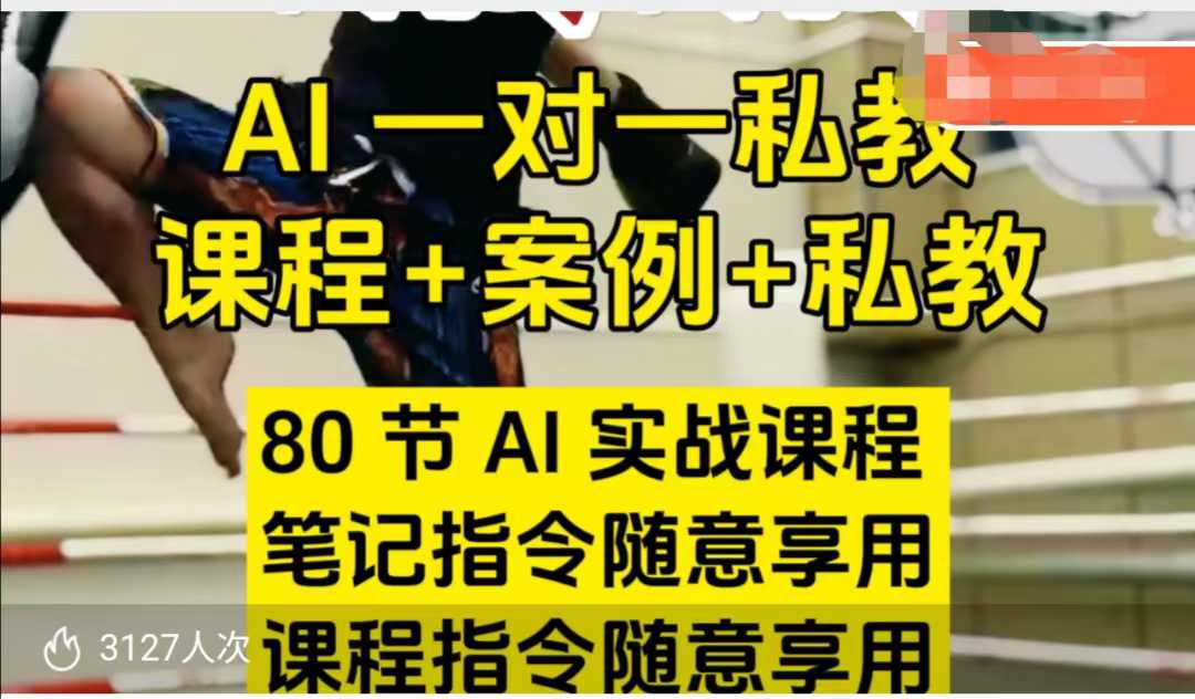 AI指令实战课,课程+案例,80节AI实战课程,笔记指令随意享用,课程指令随意享用-KJ分享