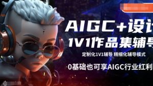 AIGC+设计1V1作品集辅导，0基础也可享AIGC行业红利-KJ分享