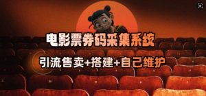 电影票券码采集系统_从商户放单转型做抢单达人-KJ分享