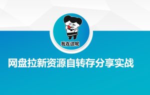 网盘拉新资源自动转存分享实战-KJ分享