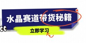 水晶赛道带货秘籍，国学结合、短视频起号、拍摄技巧、直播话术等内容-KJ分享