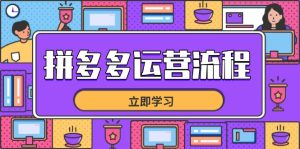 拼多多运营流程，从选品到流量，全链路运营技巧，助力店铺爆单-KJ分享