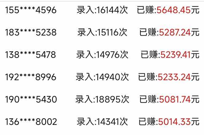 图片[2]-信息录入，几秒一单，只需一部手机，小白轻松上手，日入500＋-KJ分享