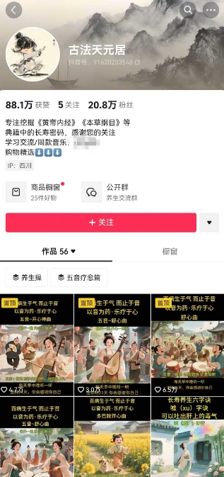 图片[2]-古法五音养生教程，五音疗愈的视频的制作方法，2-4小时就能学会，作者10天涨粉10W-KJ分享