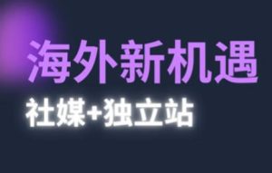 2025出海新机遇(社媒+独立站)，海外新机遇，实现独立站的高效运营与出海-KJ分享