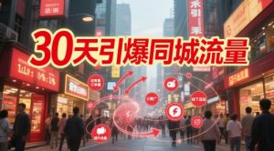 30天引爆同城流量：团购篇 认知篇 流量篇 来客篇 达人篇 老板人设IP篇 投流篇-KJ分享