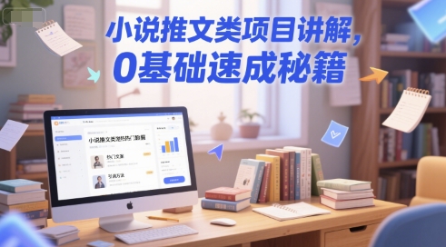 小说推文类项目讲解，0 基础速成秘籍-KJ分享