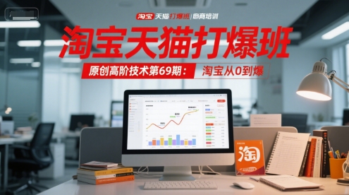 淘宝天猫打爆班原创高阶技术第69期：淘宝从0到爆-KJ分享