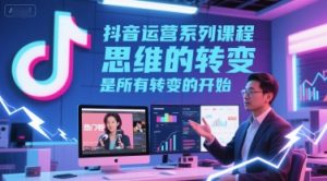 抖音运营系列课程，思维的转变，是所有转变的开始-KJ分享