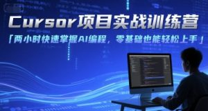 Cursor项目实战训练营，两小时快速掌握AI编程，零基础也能轻松上手-KJ分享