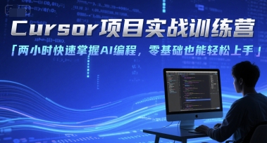 Cursor项目实战训练营，两小时快速掌握AI编程，零基础也能轻松上手-KJ分享