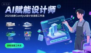 AI赋能设计师， 2025全新comfyui设计全流程工作流 ，室内-建筑-景观-美术，零基础直接上手-KJ分享