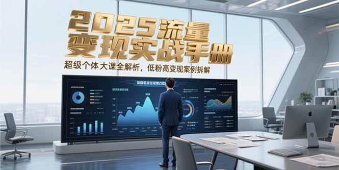2025流量变现实战手册，超级个体大课全解析，低粉高变现案例拆解-KJ分享