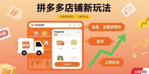 拼多多店铺新玩法，代发供应链上拼玩法-KJ分享