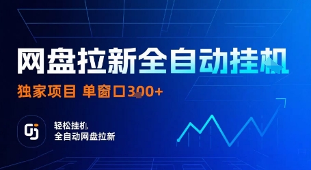 网盘拉新全自动挂G，独家技术，操作简单，自动完成拉新任务，单窗口3张-KJ分享