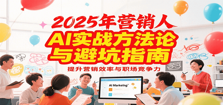 2025年营销实战方法论与避坑指南，利用AI提升营销效率与职场竞争力-KJ分享
