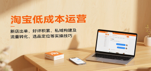 淘宝低成本运营，新店出单、好评积累、私域构建及流量转化、选品定位等实操技巧-KJ分享