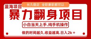 零成本信息差赚钱，小白轻松上手，年前翻项目，8天赚1.6w-KJ分享