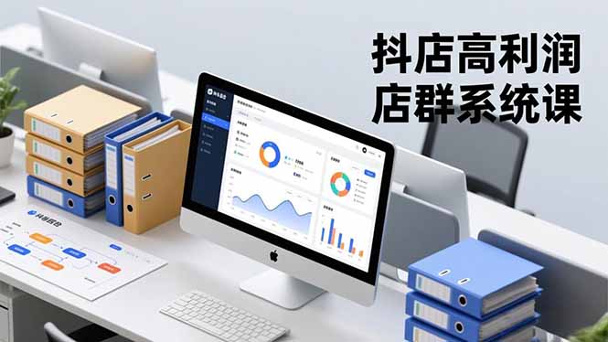 抖店高利润店群系统课，店群搭建、选品策略、运营管控，构建标准体系，矩阵月入20万+-KJ分享