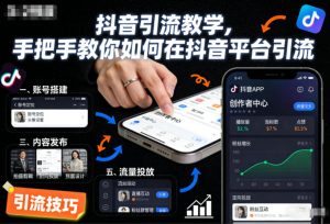 抖音引流教学，手把手教你如何在抖音平台引流-KJ分享