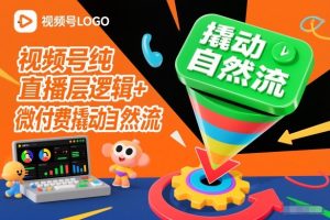 视频号纯直播底层逻辑+微付费撬动自然流-KJ分享