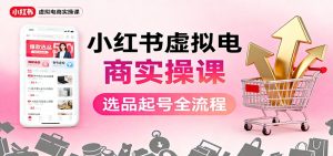 小红书虚拟电商实操课：选品起号+AI 内容创作+店铺运营+引流私域+自动化发笔记-KJ分享