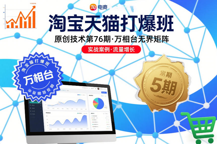 淘宝天猫打爆班原创技术第76期，万相台无界矩阵-KJ分享