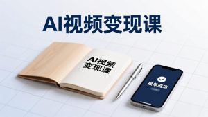 AI视频变现课，学完即可创作短片、接商单，实现副业增收，单项目报价可达千元-KJ分享
