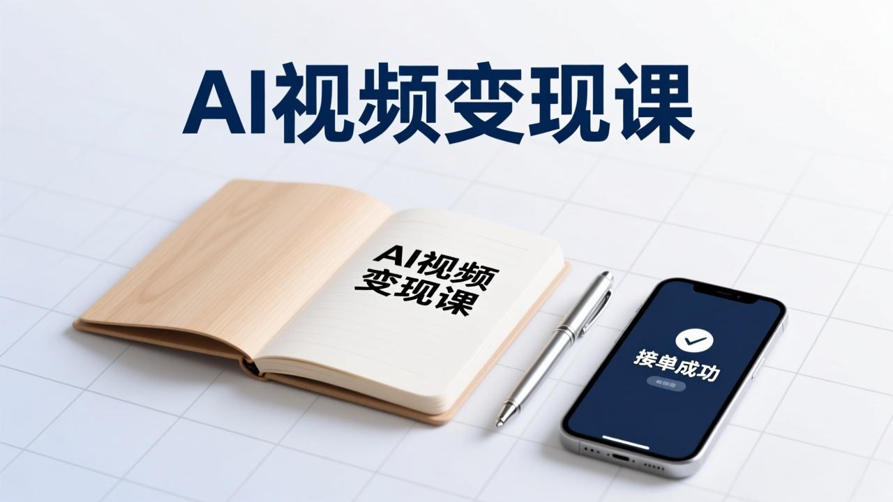 AI视频变现课，学完即可创作短片、接商单，实现副业增收，单项目报价可达千元-KJ分享