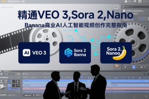 精通VEO 3，Sora 2，Nano Banana商业AI人工智能视频创作完整指南-KJ分享