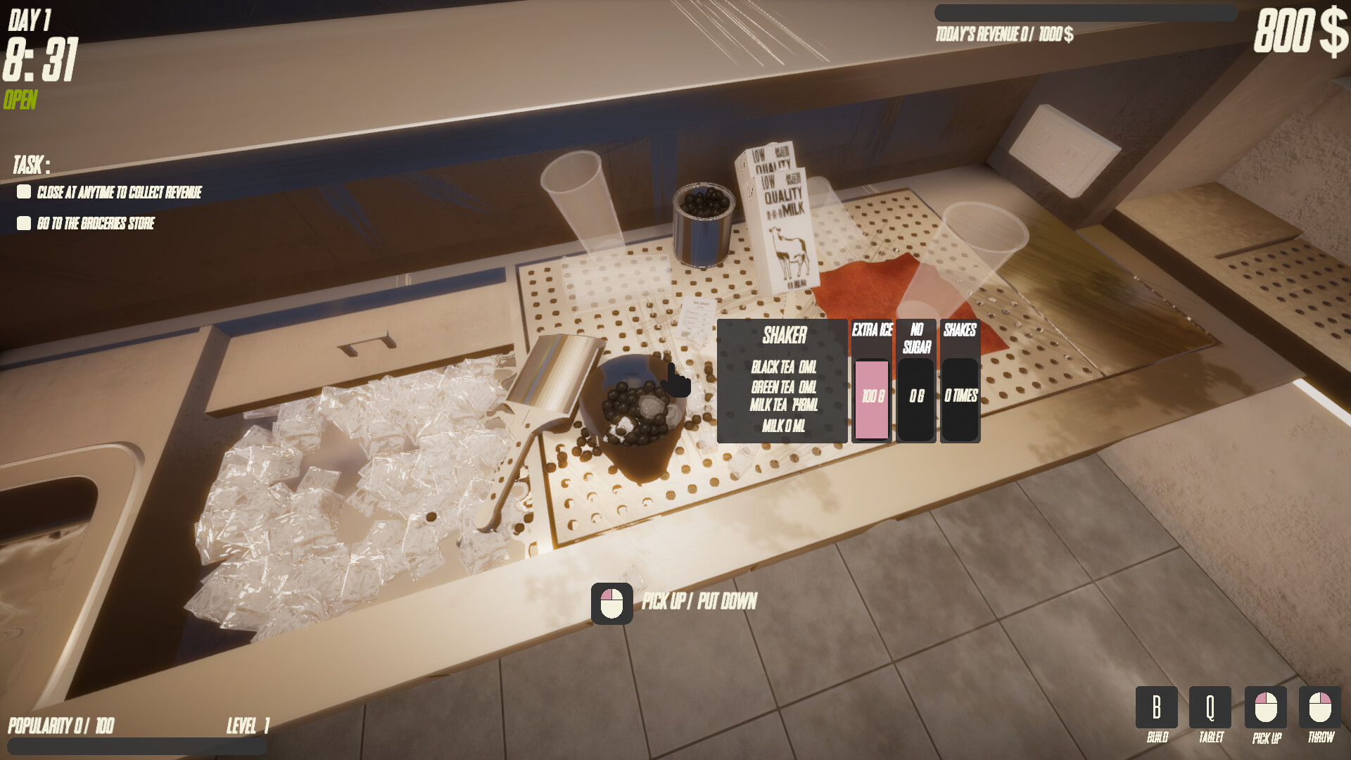 《奶茶店模拟器》中文版-KJ分享