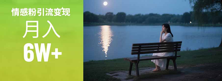 情感粉引流变现实操课：单月变现6w+，情感粉引流变现实操课-KJ分享